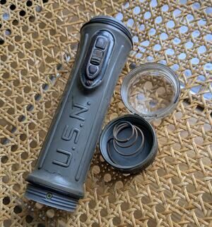 Vintage Cold War Era US Navy Flashlight Untested